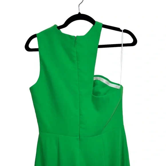 green emerald velvet dress Amanda Uprichard - Marbella Maxi
